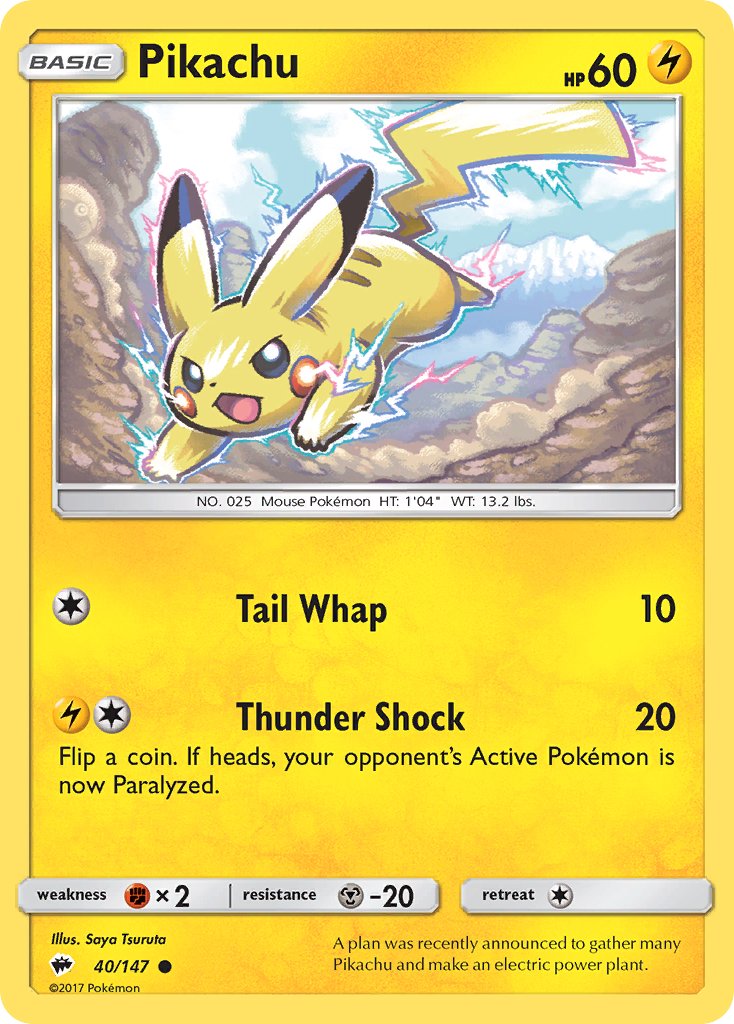 Pikachu Reverse Holo