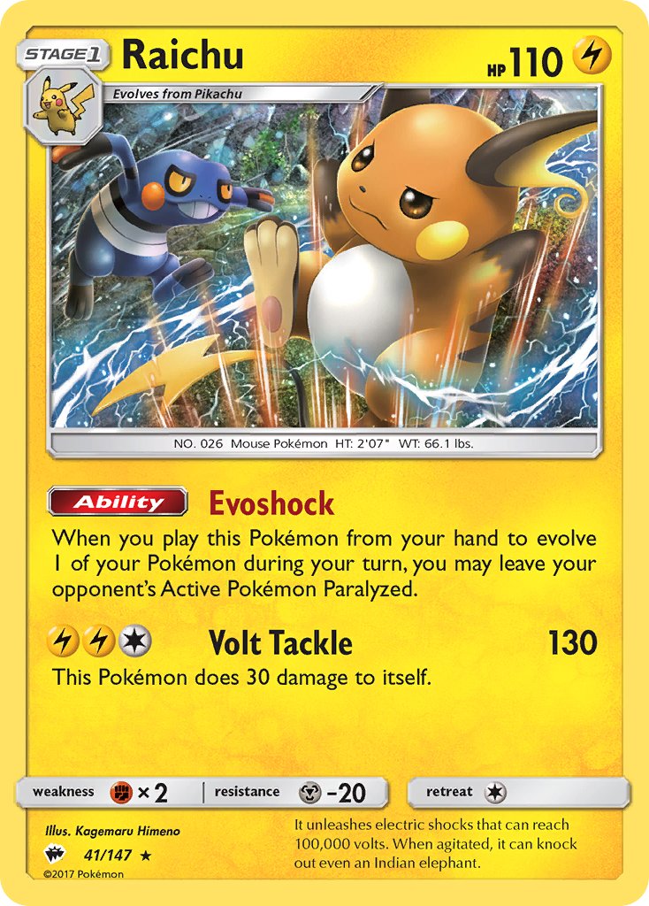 Raichu Reverse Holo