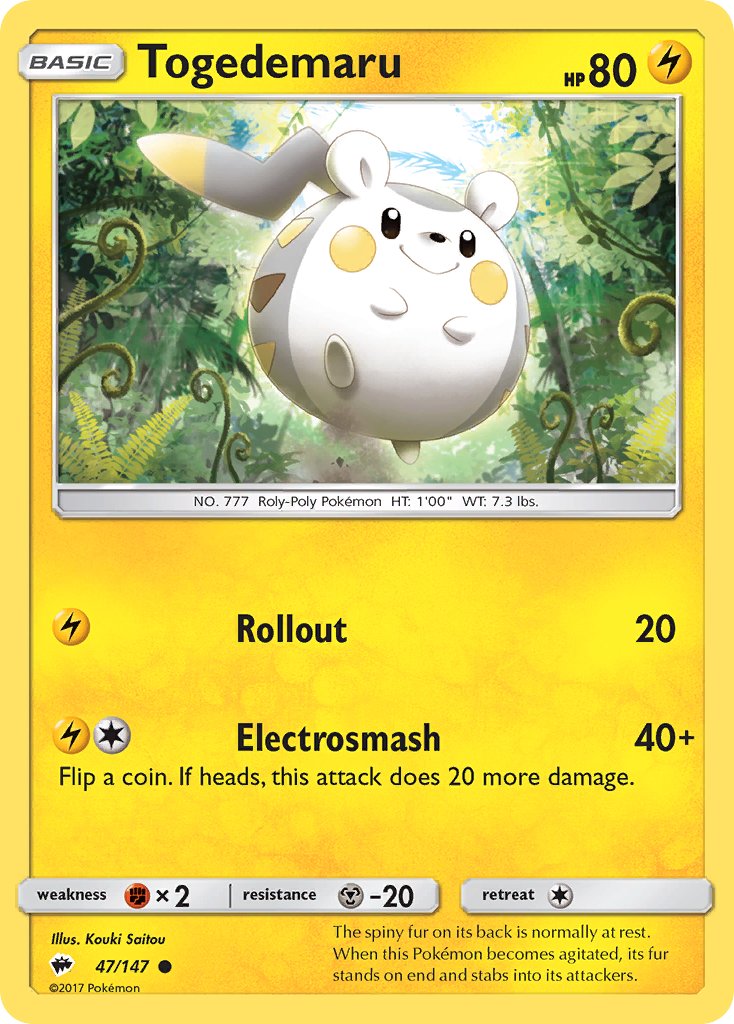 Togedemaru Reverse Holo