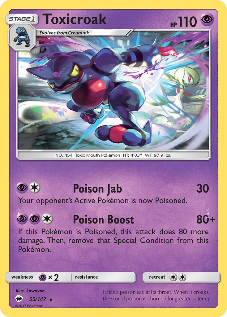 Toxicroak Reverse Holo