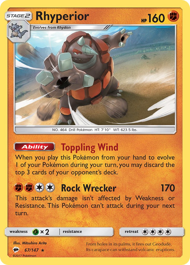 Rhyperior Reverse Holo