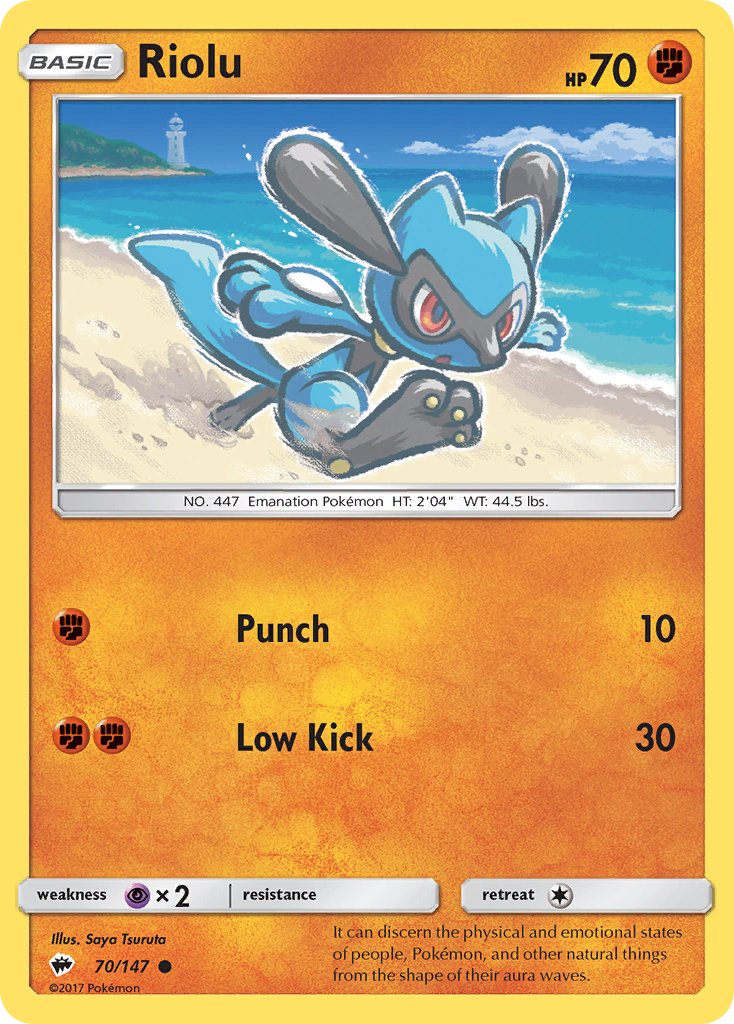 Riolu Reverse Holo