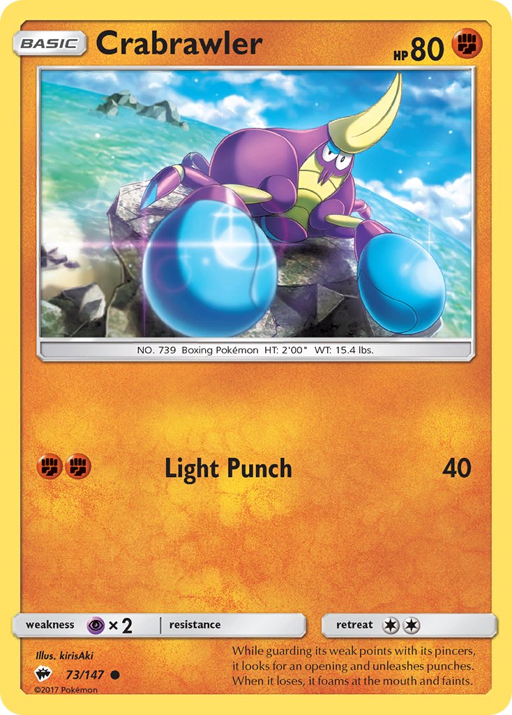 Crabrawler Reverse Holo