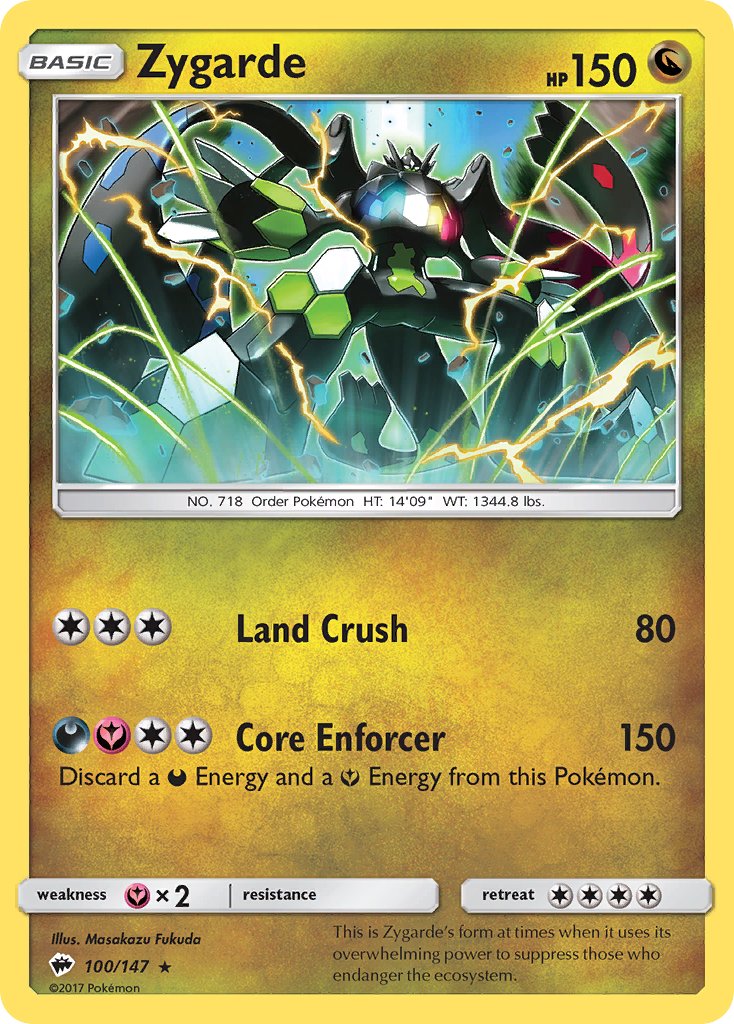 Zygarde Reverse Holo