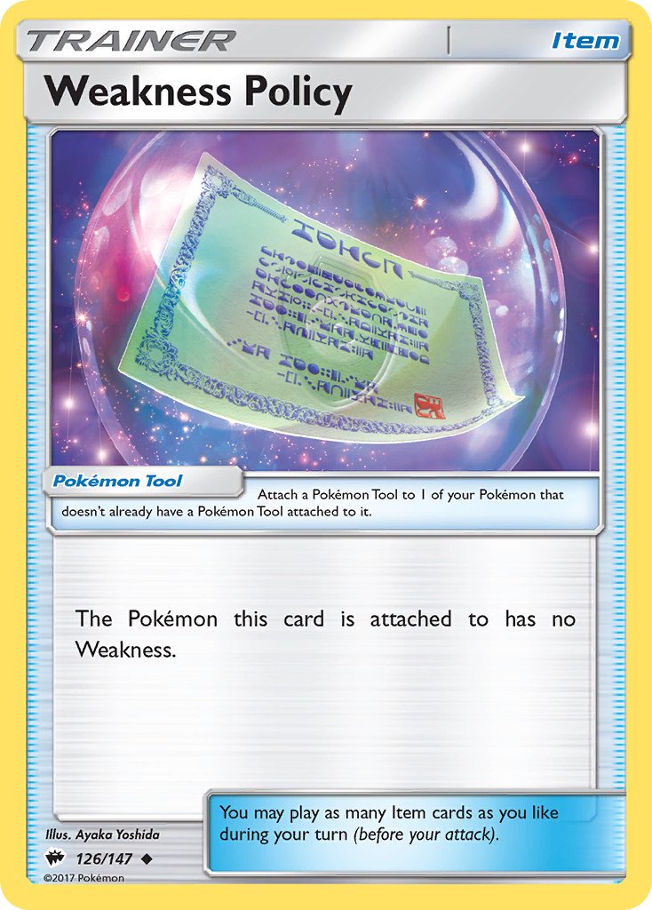 Weakness Policy Reverse Holo