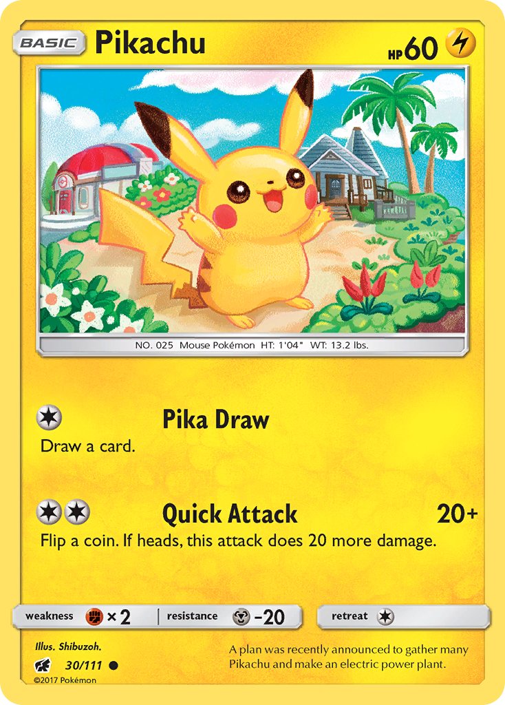 Pikachu Reverse Holo