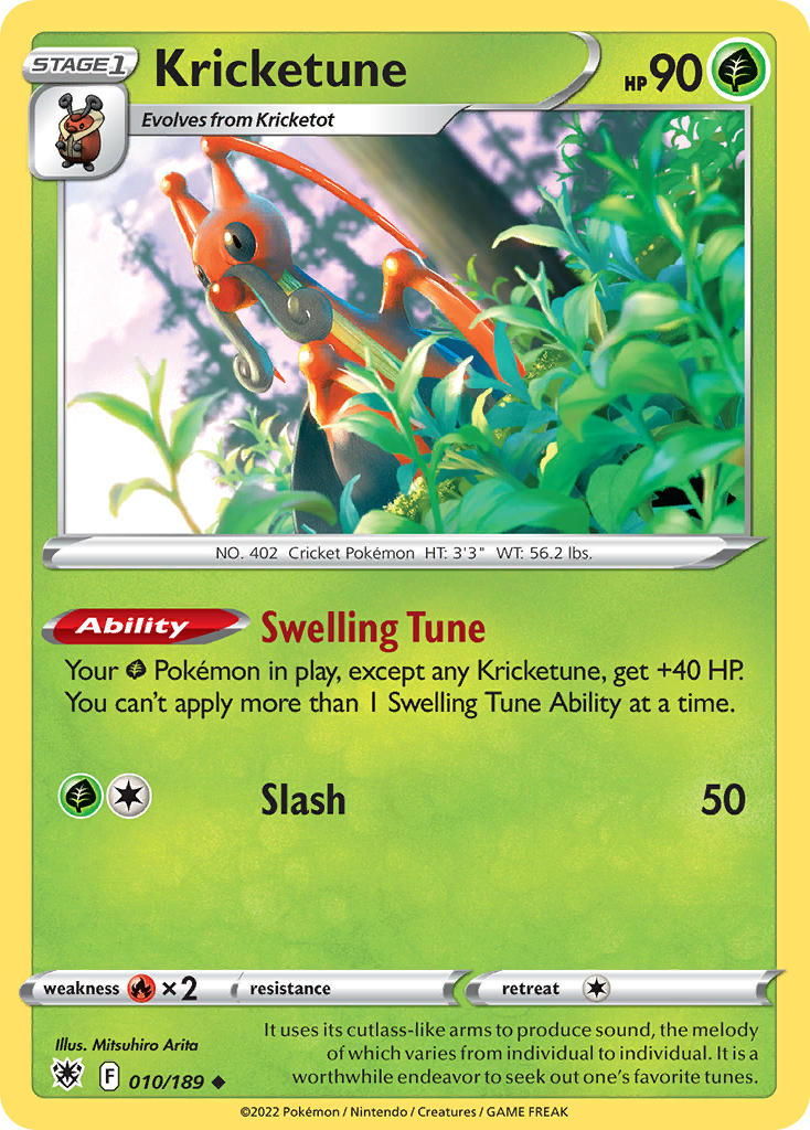 Kricketune - Astral Radiance Pokemon Trading Card