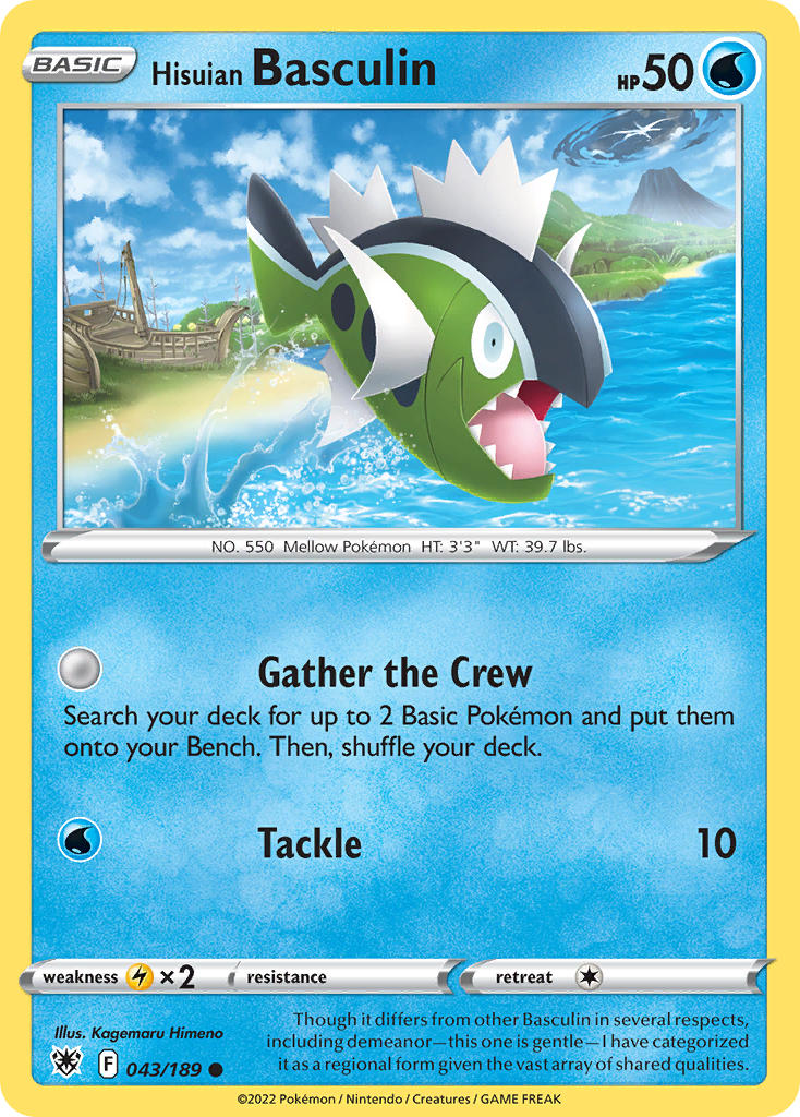 Hisuian Basculin - Astral Radiance Pokemon Trading Card
