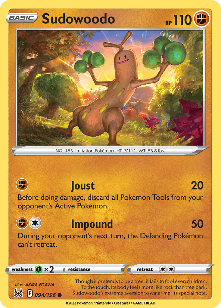 Sudowoodo Reverse Holo