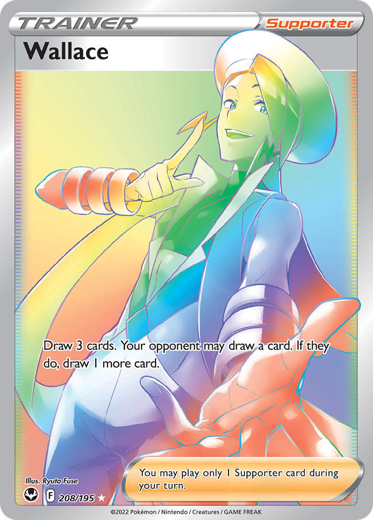 Wallace - Silver Tempest Pokemon Trading Card