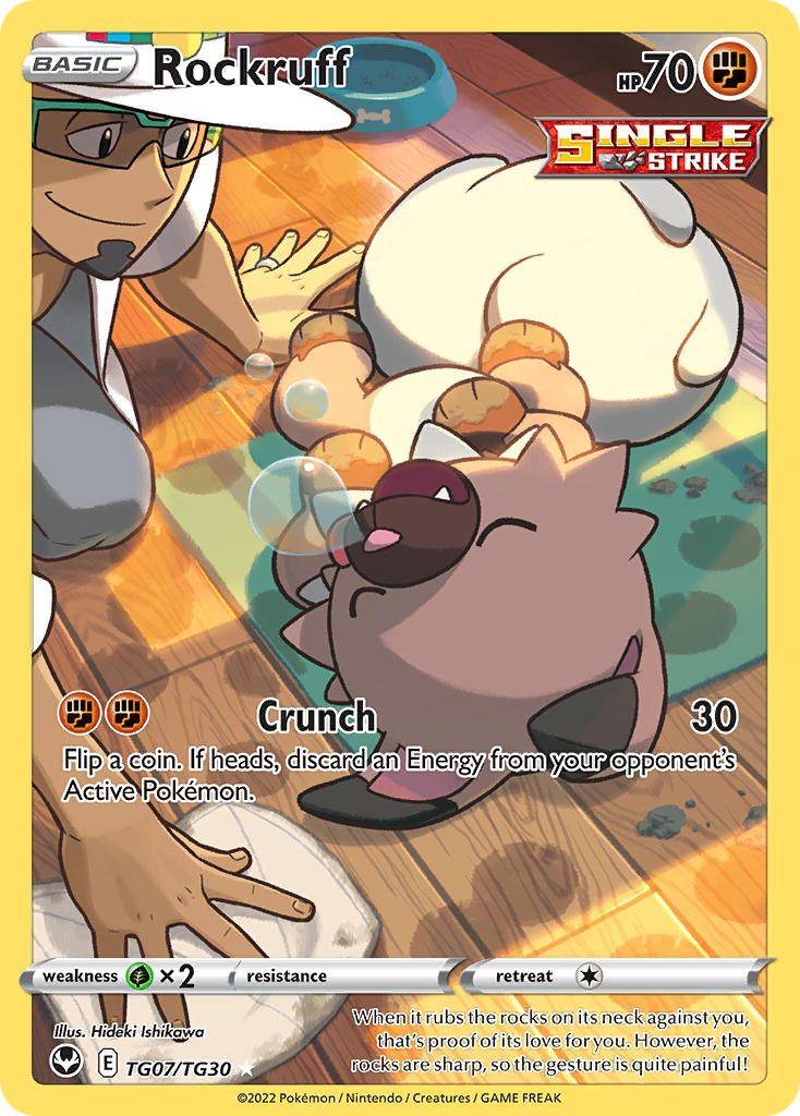 Rockruff - Silver Tempest Pokemon Trading Card