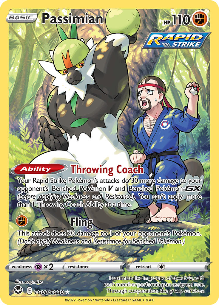 Passimian - Silver Tempest Pokemon Trading Card