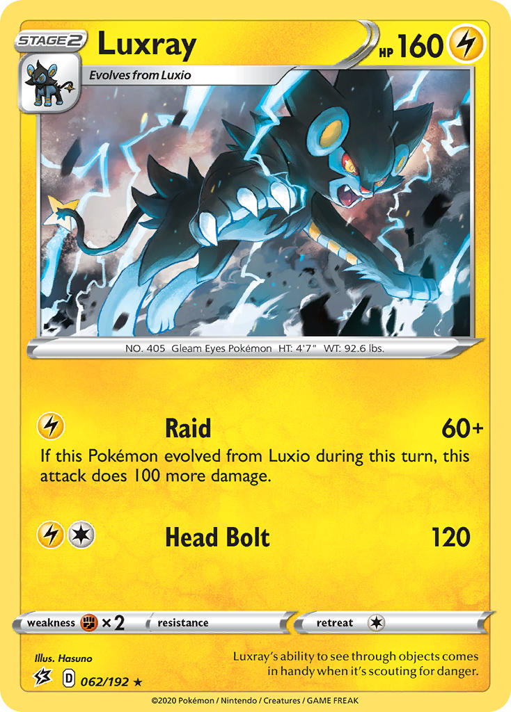 Luxray - Rebel Clash Pokemon Trading Card