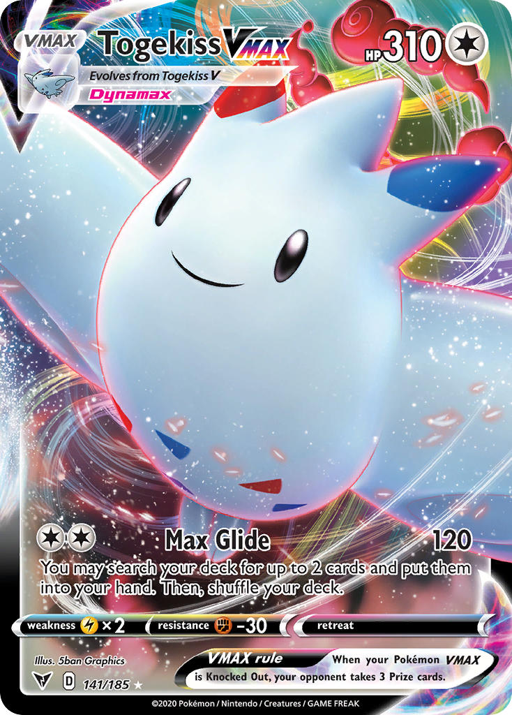 Togekiss VMAX - Vivid Voltage Pokemon Trading Card