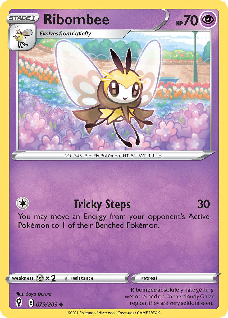 Ribombee - Evolving Skies Pokemon Trading Card