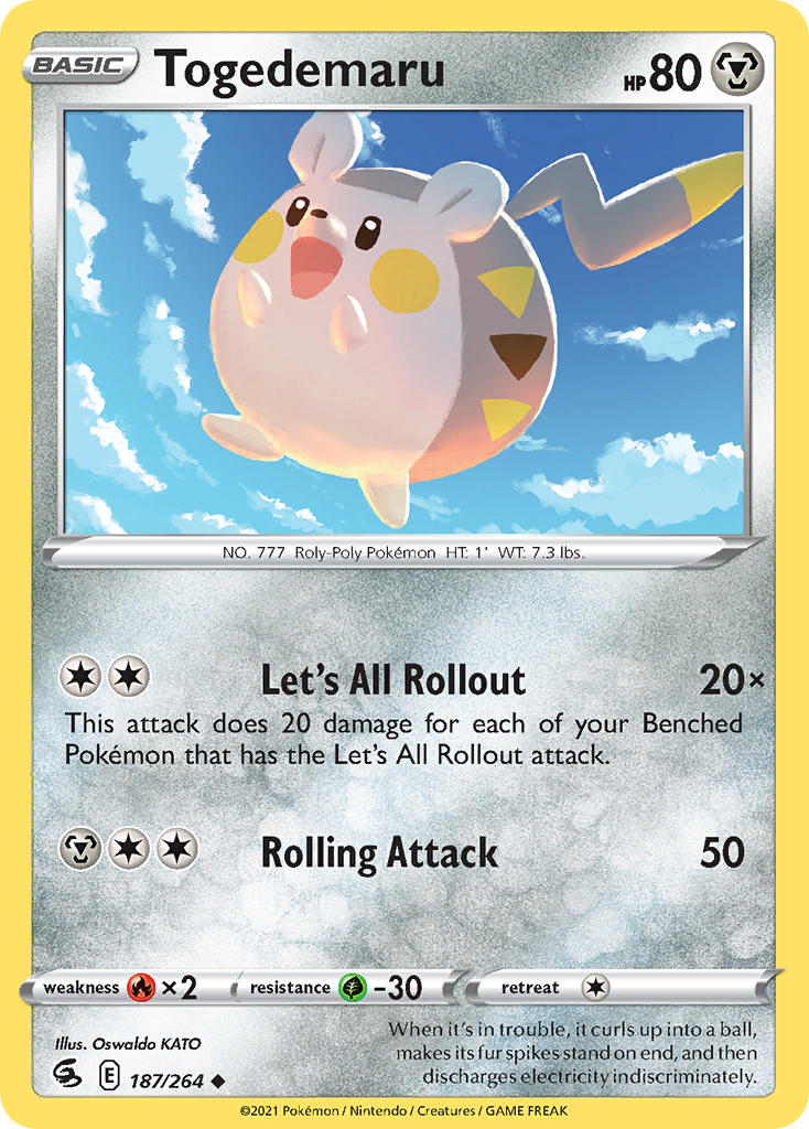 Togedemaru - Fusion Strike Pokemon Trading Card