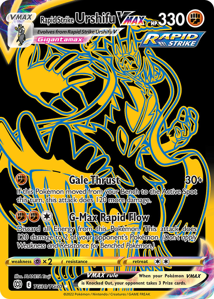 Rapid Strike Urshifu VMAX - Brilliant Stars Pokemon Trading Card