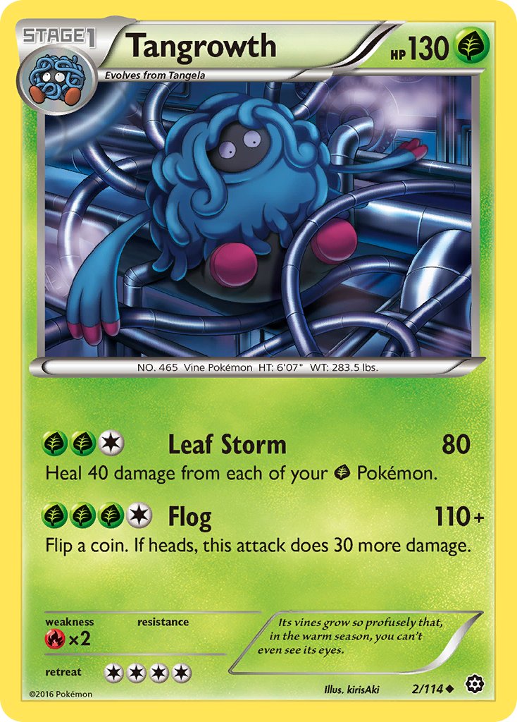 Tangrowth – 2/114 Steam Siege Pokemon Trading Card