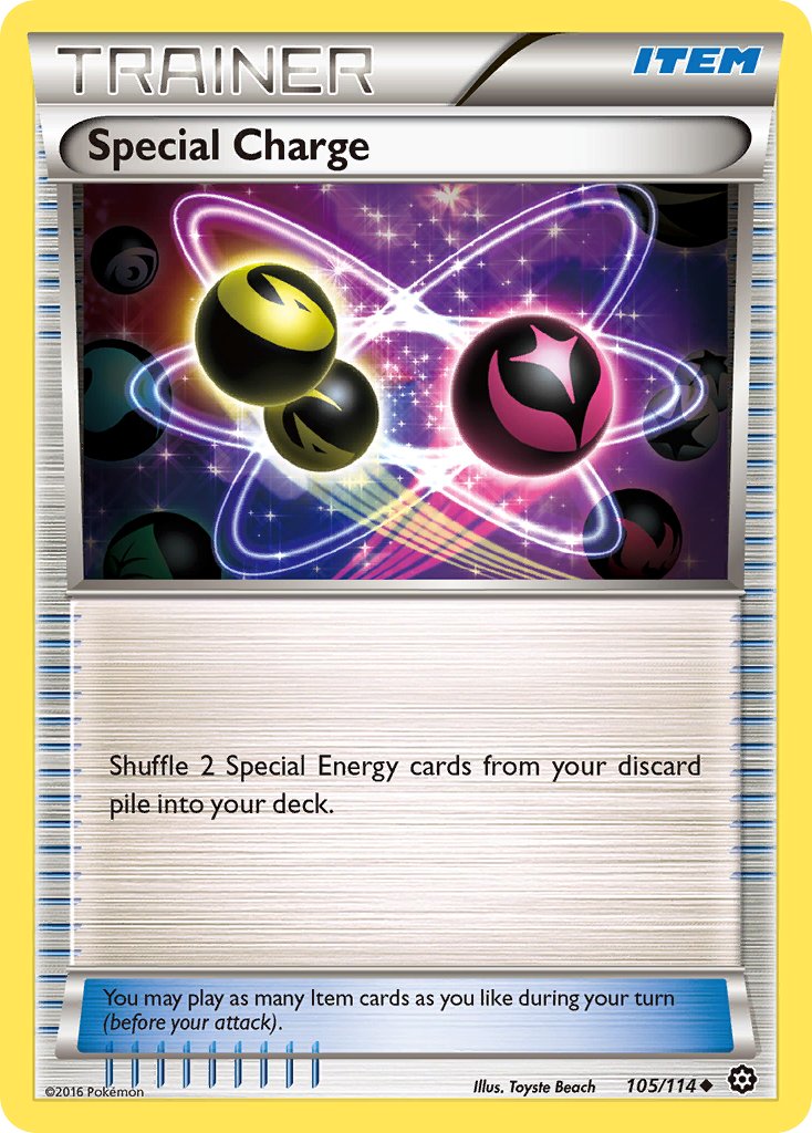 Special Charge – 105/114 Steam Siege Pokemon Trading Card