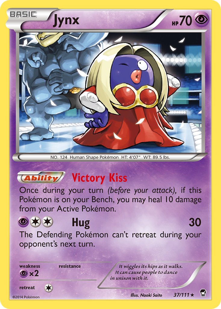 Jynx – 37/111 Furious Fists Pokemon Trading Card