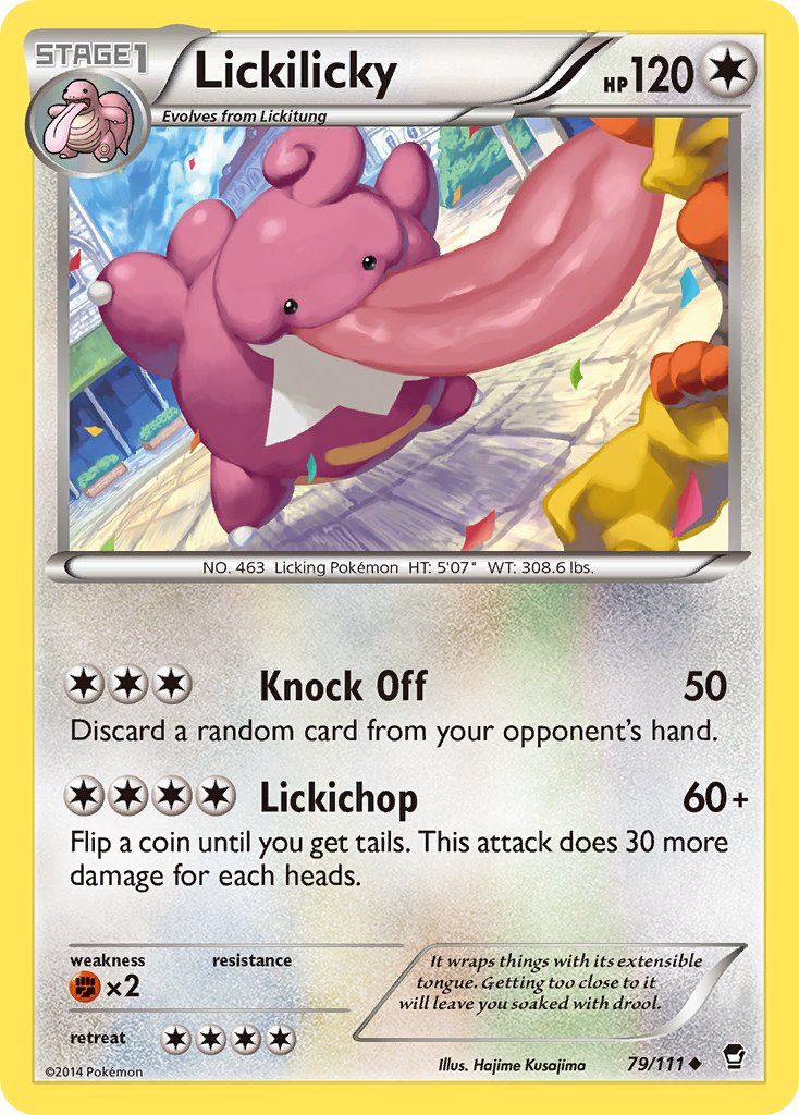 Lickilicky – 79/111 Furious Fists Pokemon Trading Card