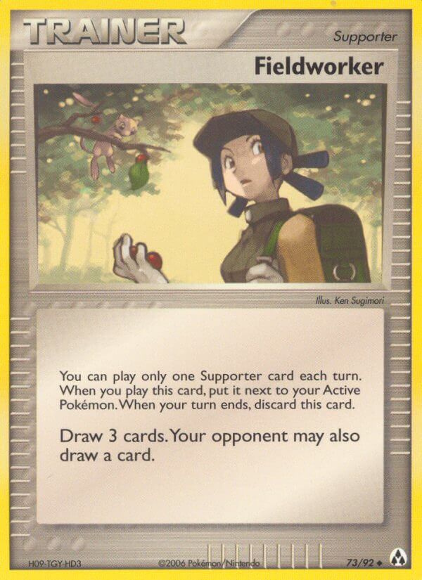 Fieldworker – 73/92 Legend Maker Pokemon Trading Card
