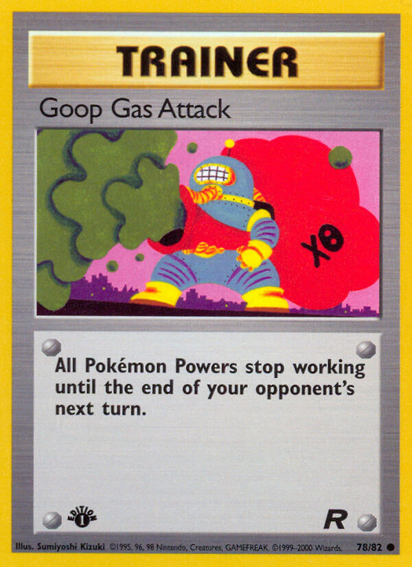 Goop Gas Attack – 78/82 Team Rocket Pokemon Trading Card