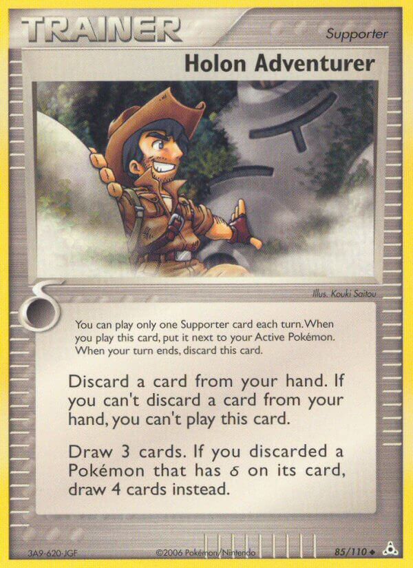 Holon Adventurer – 85/110 Holon Phantoms Pokemon Trading Card