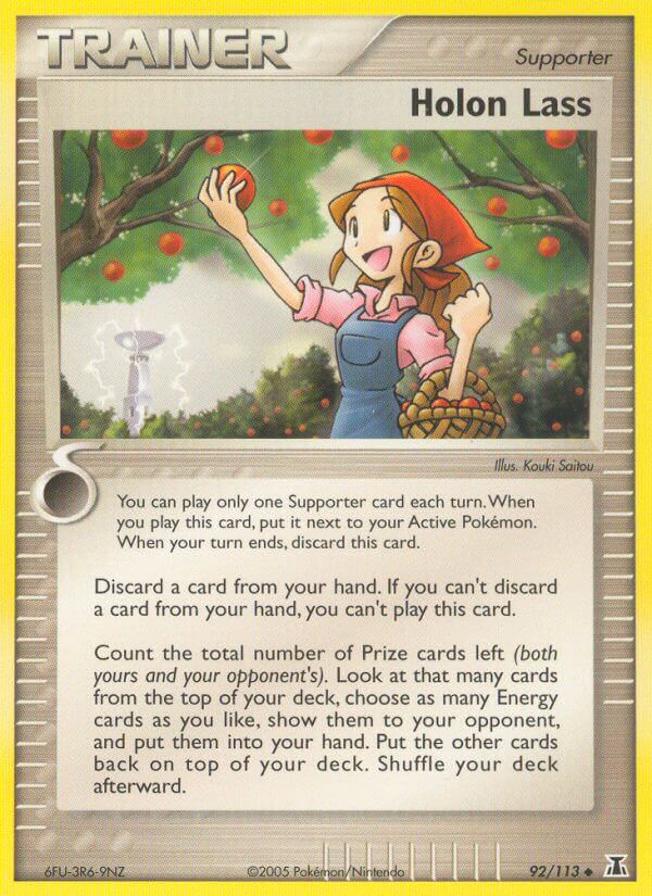 Holon Lass - Delta Species Pokemon Trading Card