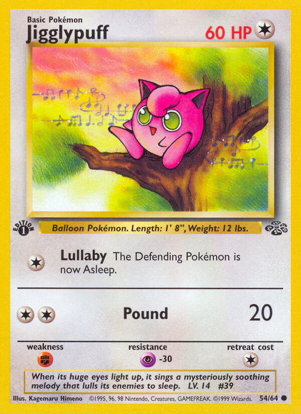 Jigglypuff - Jungle Pokemon Trading Card