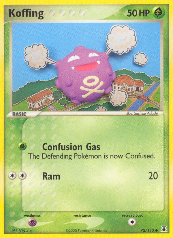 Koffing - Delta Species Pokemon Trading Card