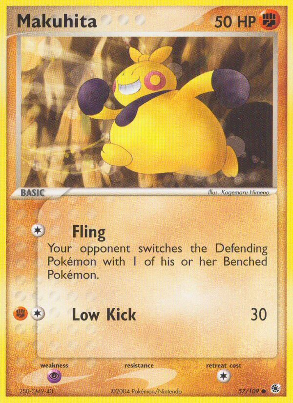 Makuhita – 57/109 Ruby & Sapphire Pokemon Trading Card