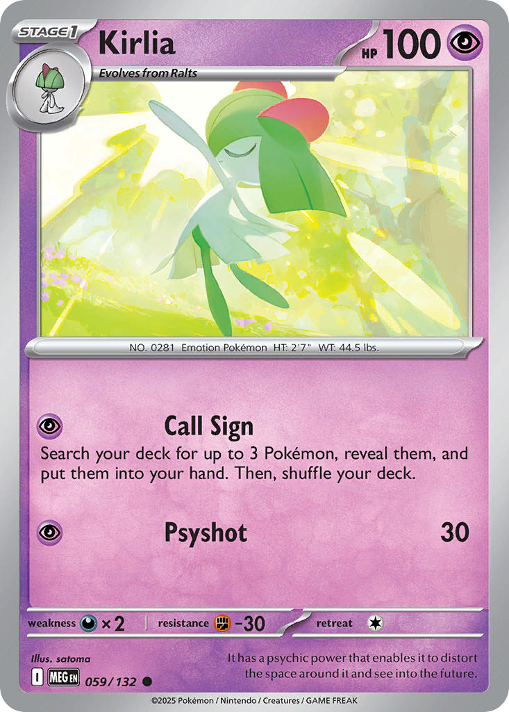Kirlia Reverse Holo