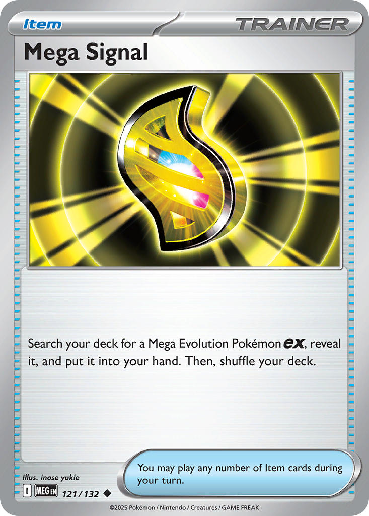 Mega Signal - Mega Evolution Pokemon Trading Card