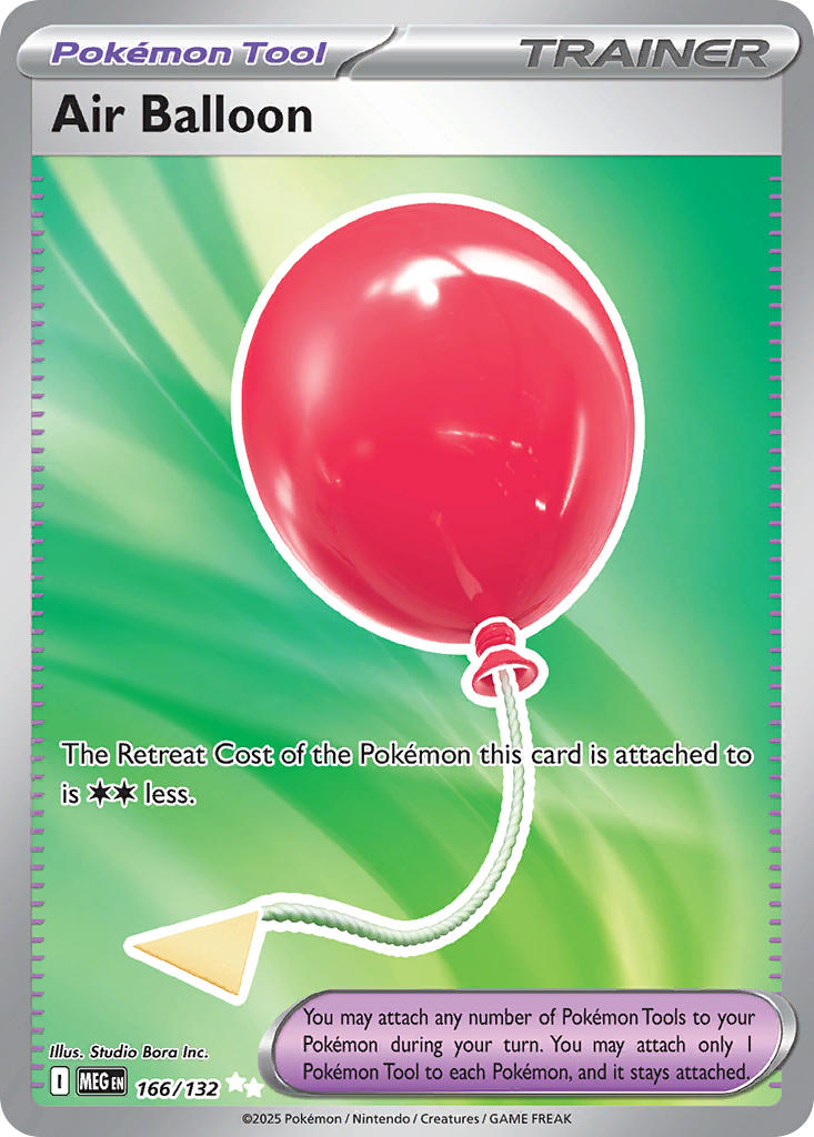 Air Balloon - Mega Evolution Pokemon Trading Card