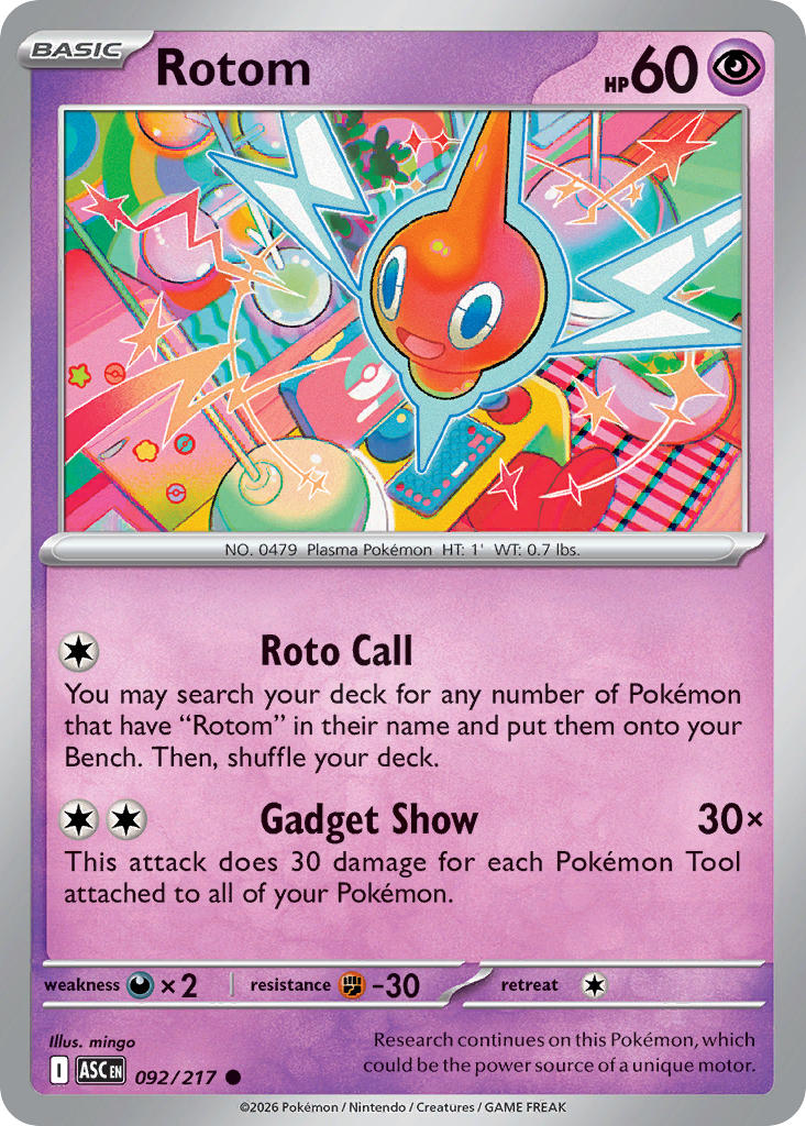 Rotom - Ascended Heroes Pokemon Trading Card