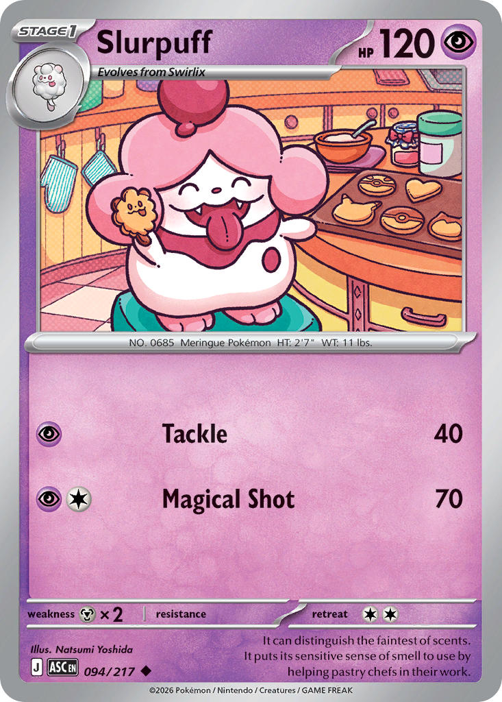 Slurpuff - Ascended Heroes Pokemon Trading Card