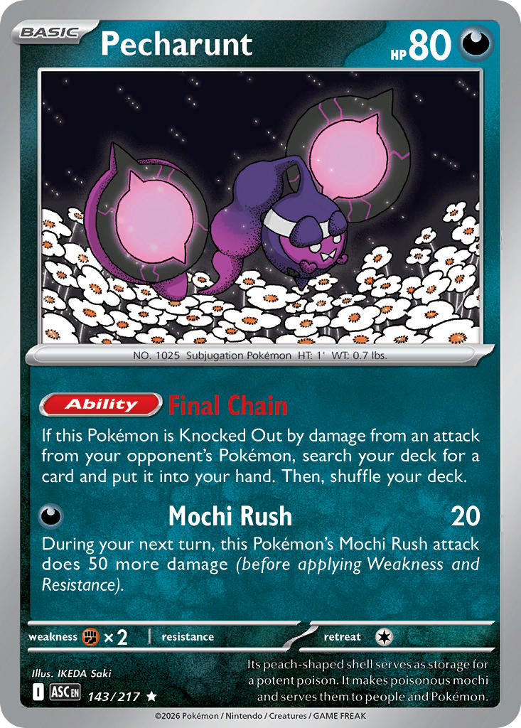 Pecharunt - Ascended Heroes Pokemon Trading Card