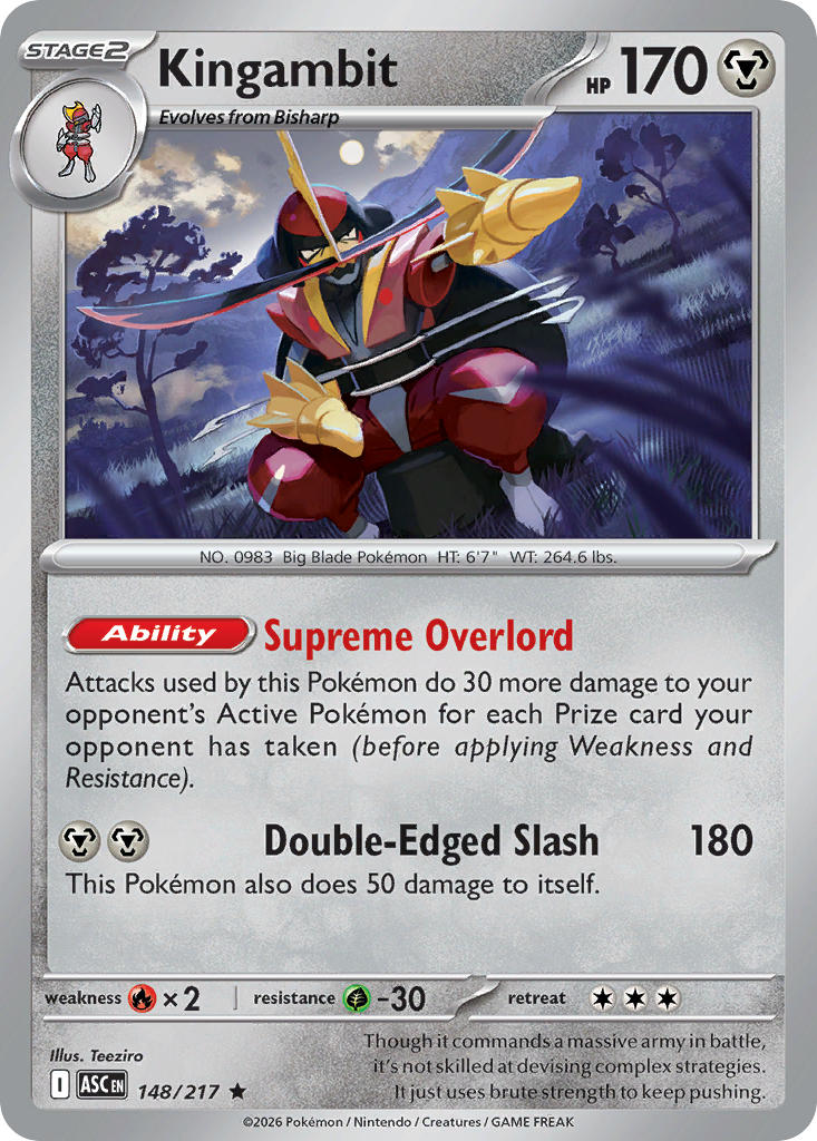 Kingambit - Ascended Heroes Pokemon Trading Card