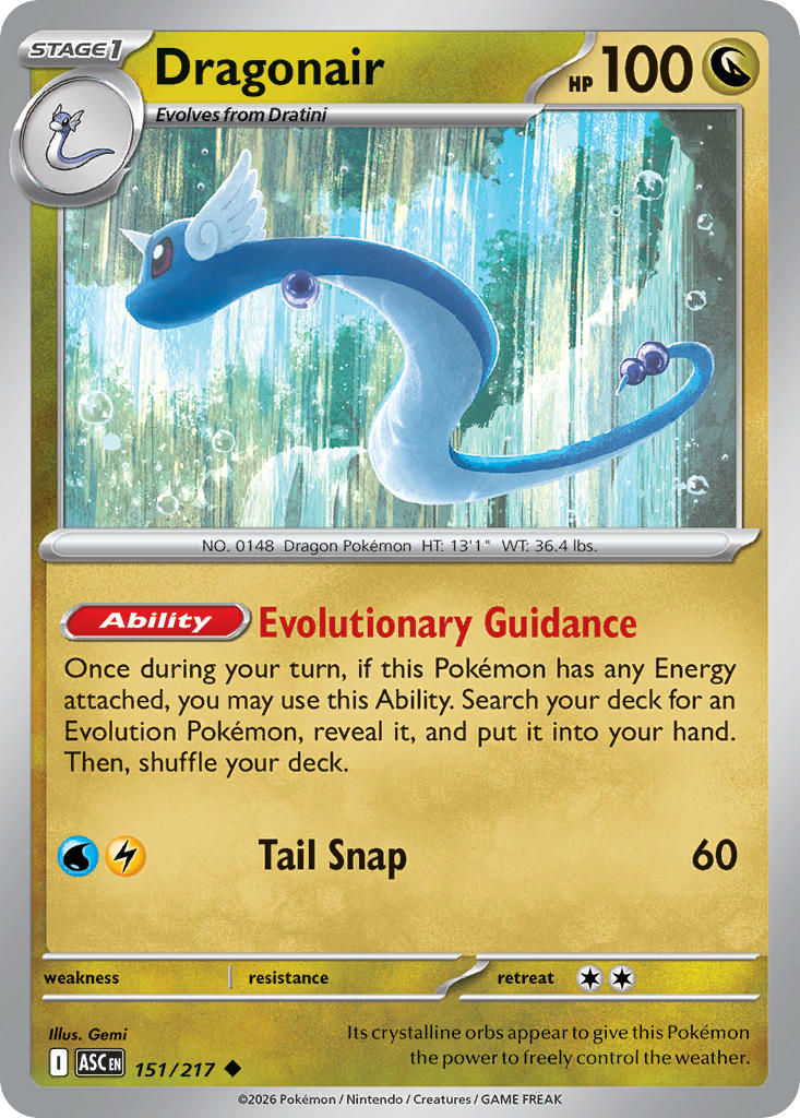 Dragonair - Ascended Heroes Pokemon Trading Card