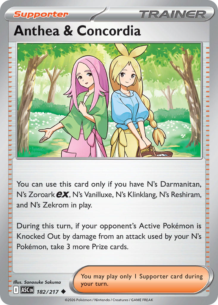 Anthea & Concordia - Ascended Heroes Pokemon Trading Card