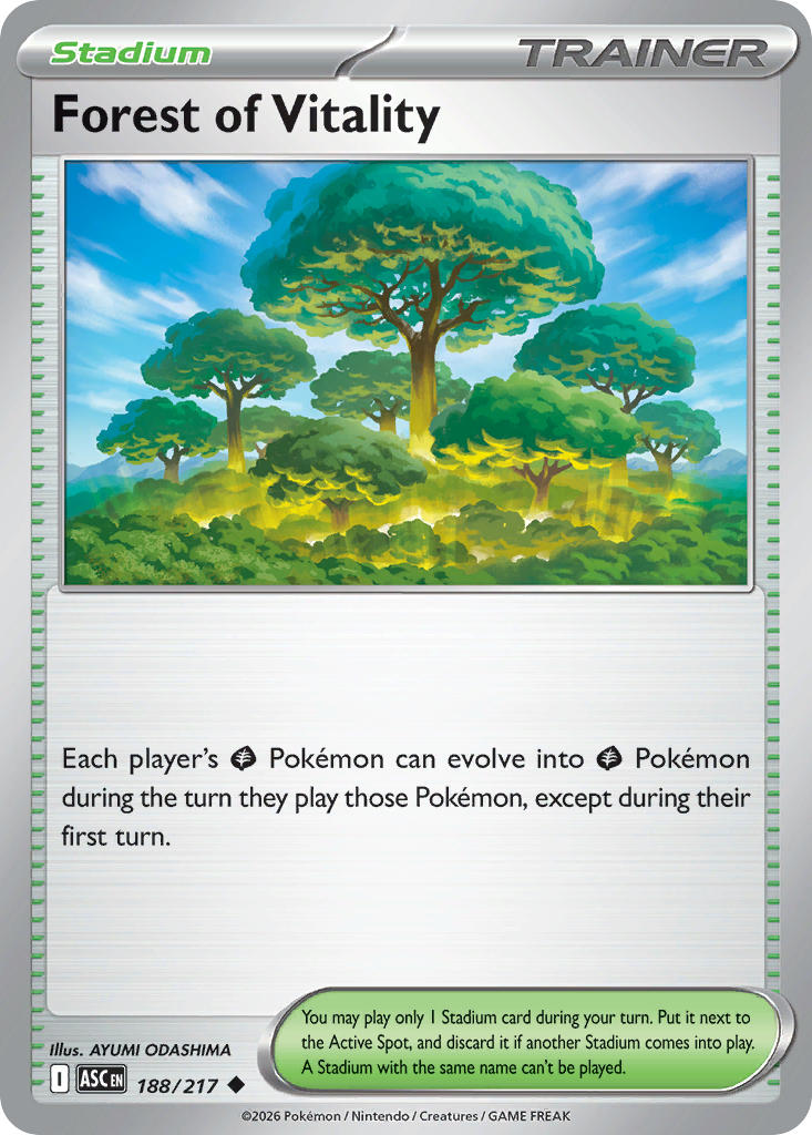 Forest of Vitality - Ascended Heroes Pokemon Trading Card