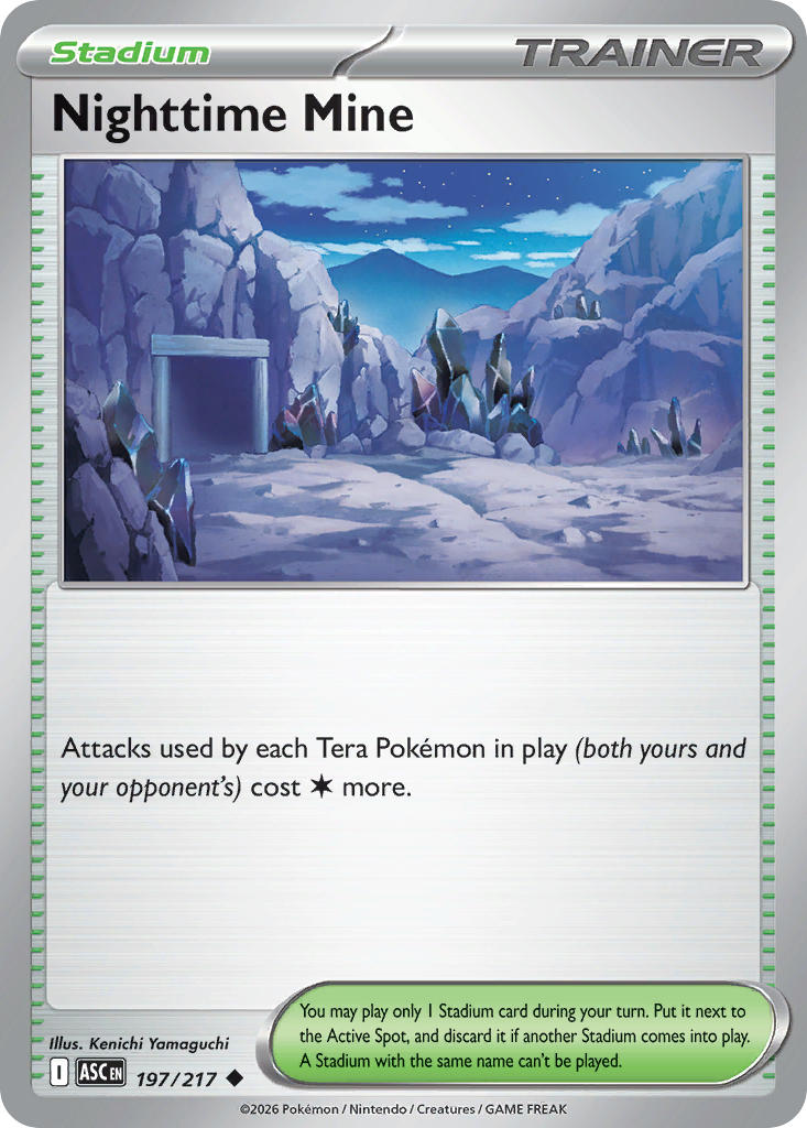 Nighttime Mine – 197/217 Ascended Heroes Pokemon Trading Card