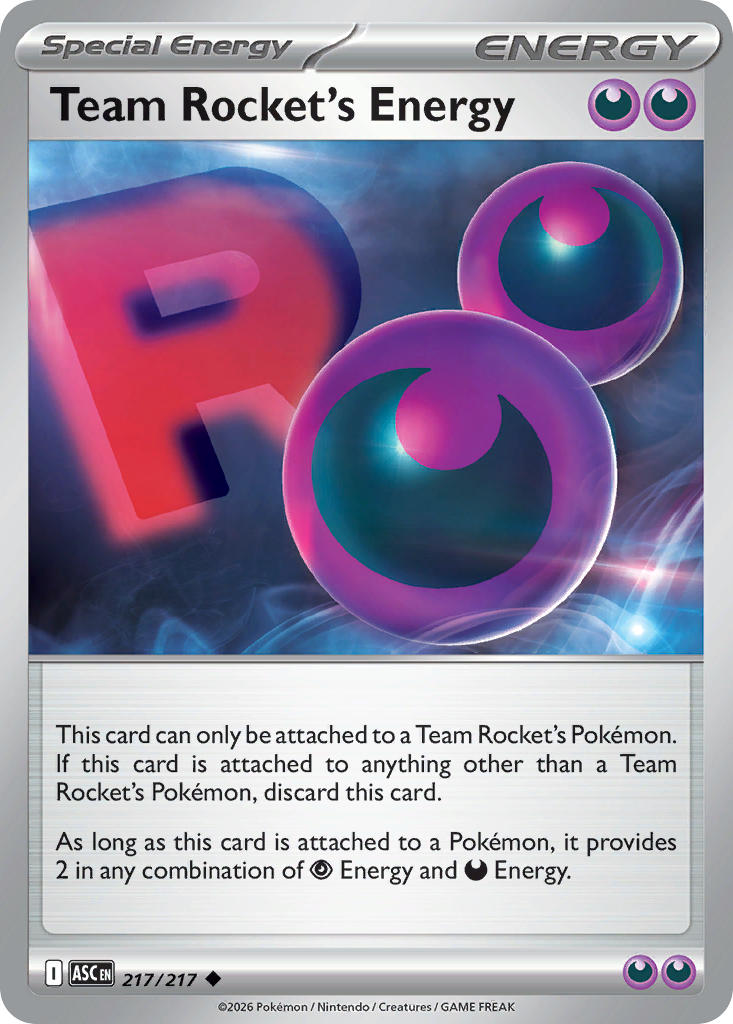 Team Rocket’s Energy - Ascended Heroes Pokemon Trading Card