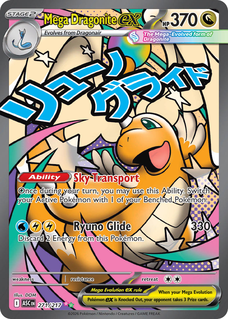 Mega Dragonite ex - Ascended Heroes Pokemon Trading Card