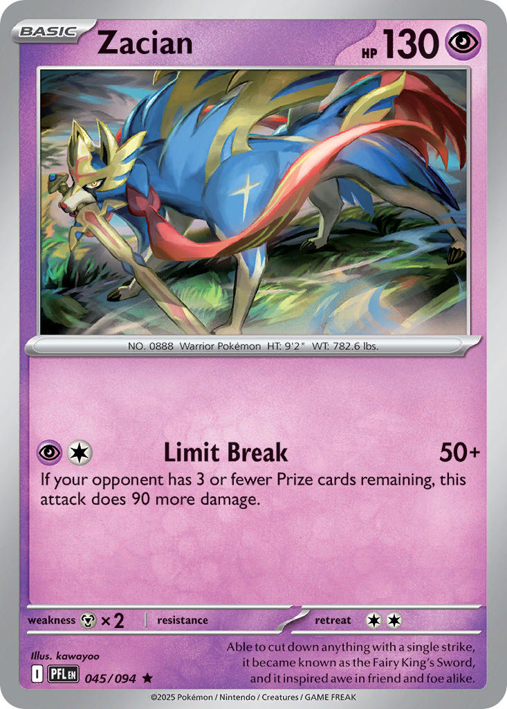 Zacian Reverse Holo