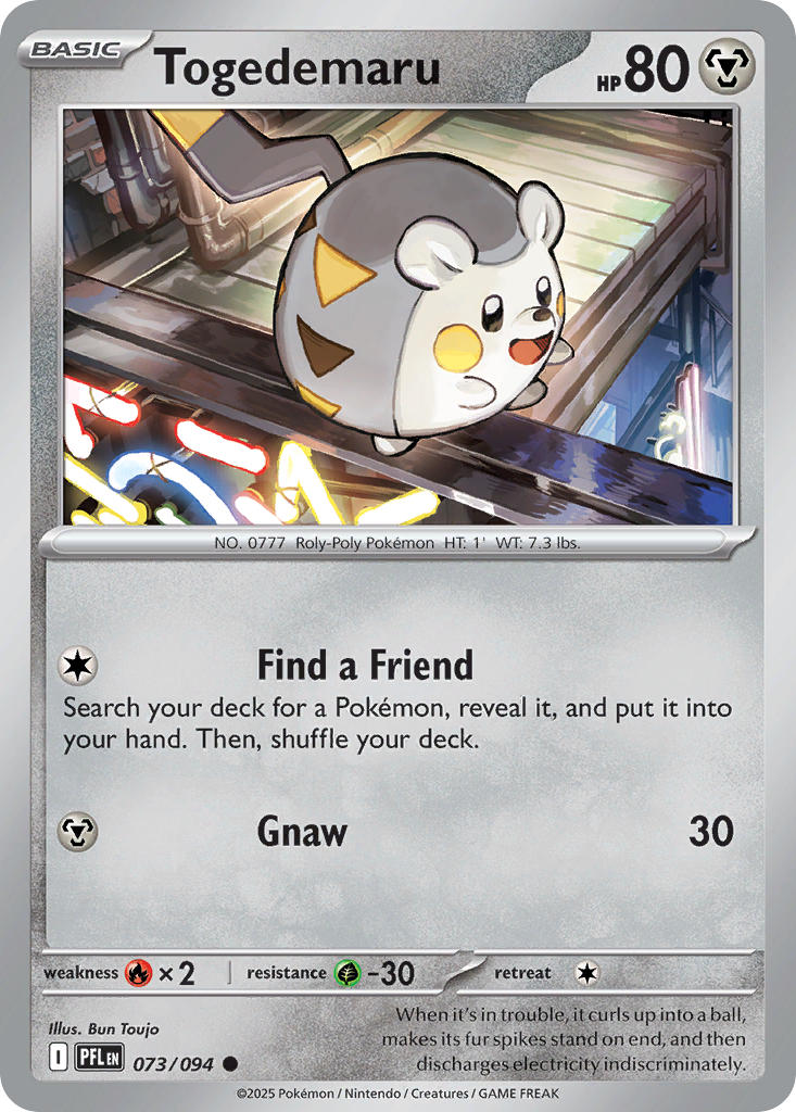 Togedemaru Reverse Holo