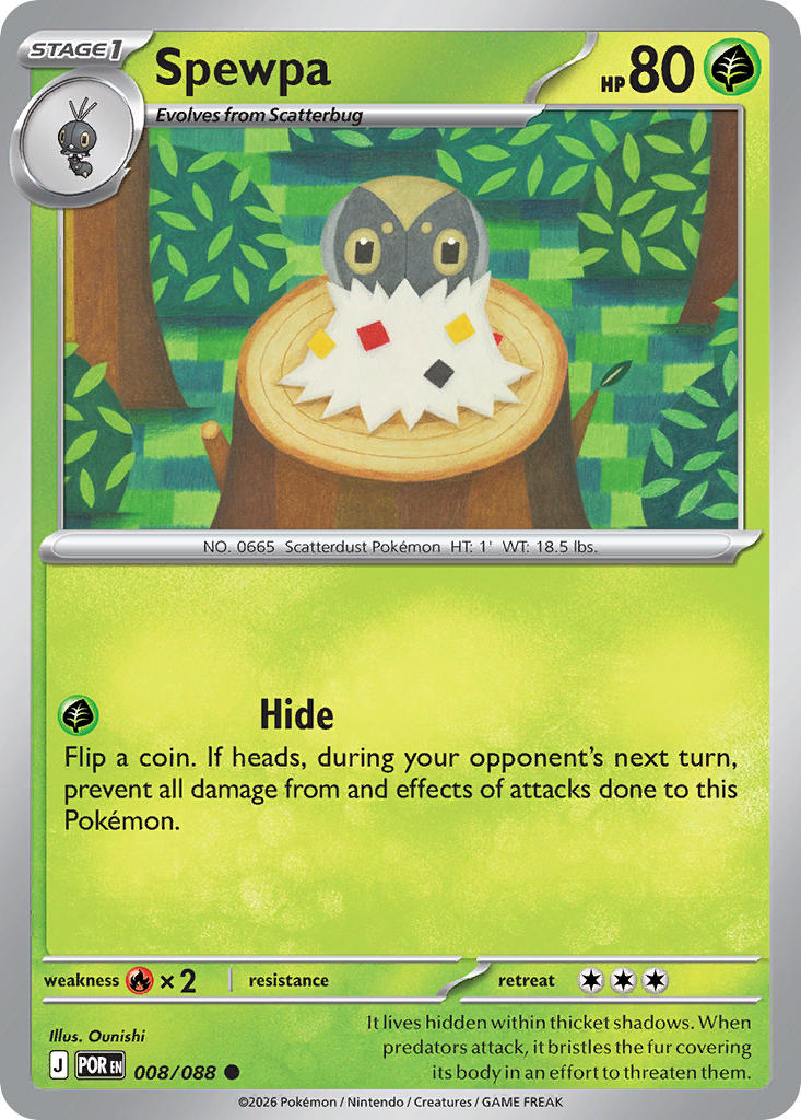 Spewpa - Perfect Order Pokemon Trading Card