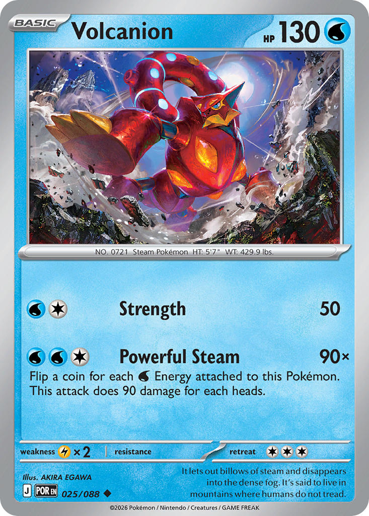 Volcanion - Perfect Order Pokemon Trading Card