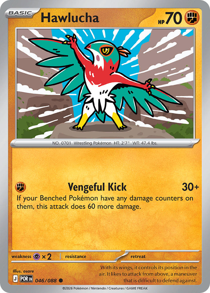 Hawlucha - Perfect Order Pokemon Trading Card